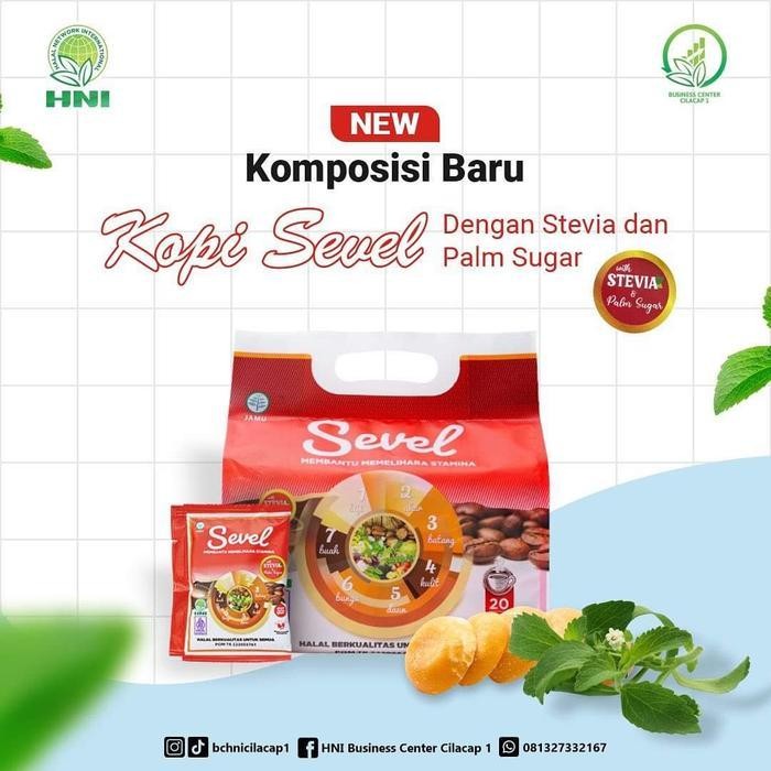 

Kopi Sevel Isi 20 Sachet Kemasan Baru