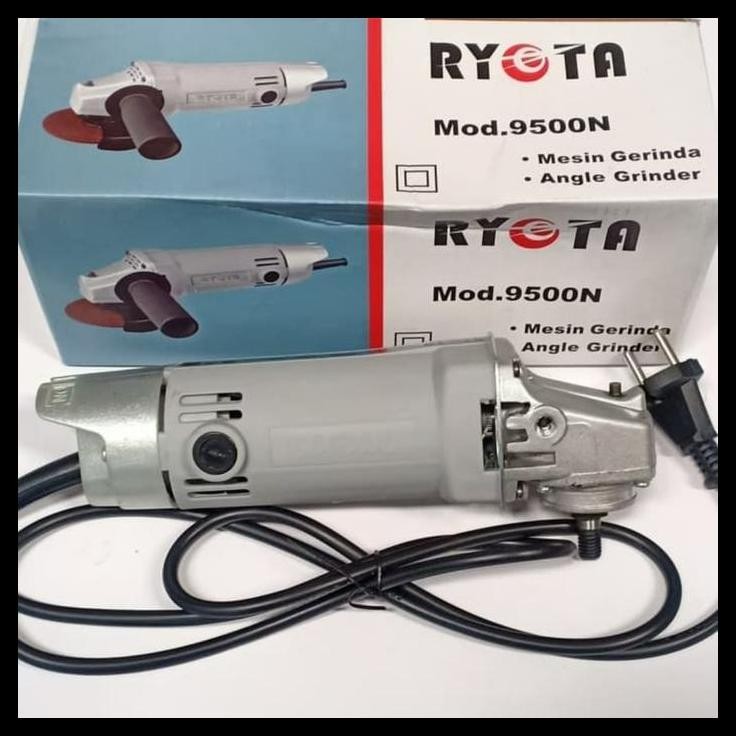 TERMURAH MESIN GERINDA TANGAN RYOTA 9500N 4" ANGEL GRINDER RYOTA 