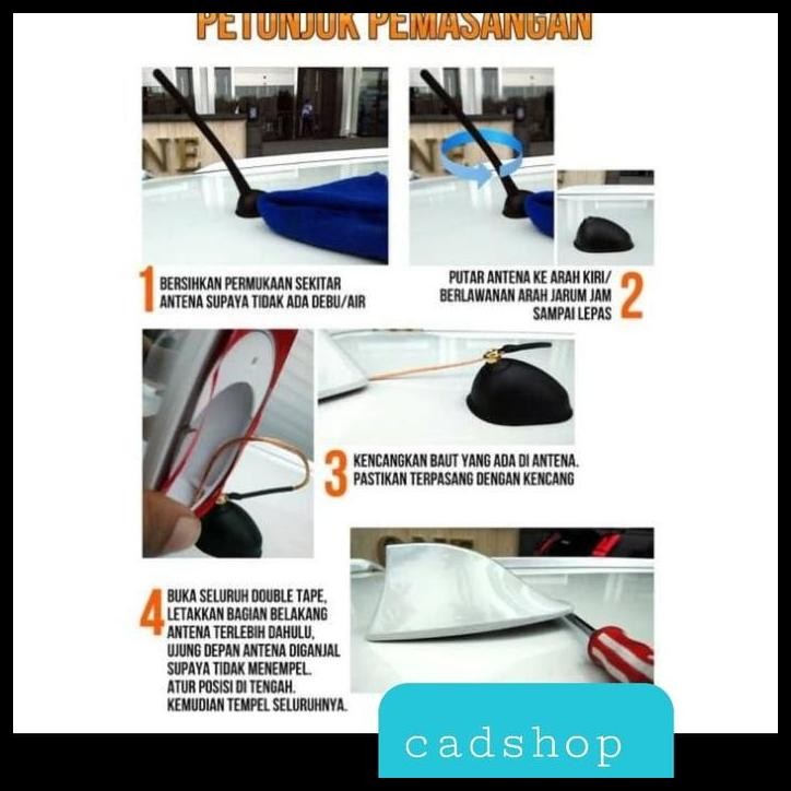 TERMURAH ANTENA HYBRID / SIRIP HIU CARBON MOBIL ETIOS 
