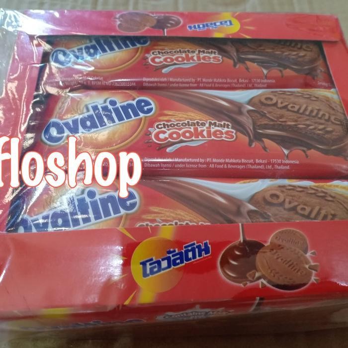 

Biskuit Ovaltine Cookies Coklat (Box Isi 12)
