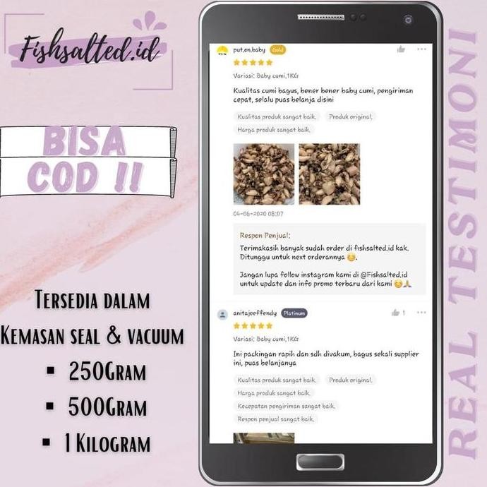 

PROMO IKAN ASIN / IKAN CUCUT 500GR / IKAN ASIN MURAH