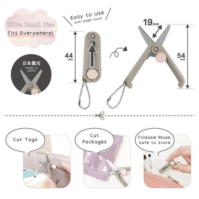 

Kutsuwa Hi Line Ultra Small Portable Scissor Light Gunting Lipat Mini