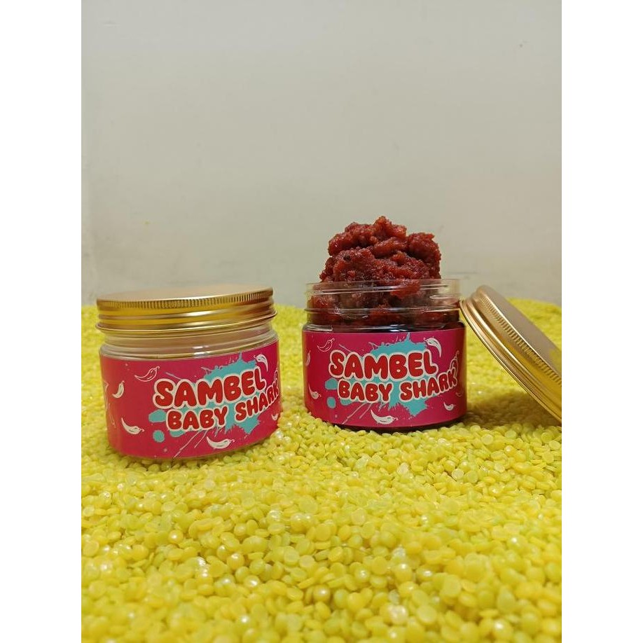 

sambel borneo - sambel baby ikan hiu asin 300gr Sambal Food Merah
