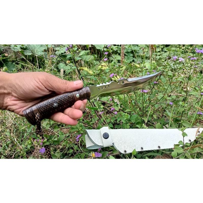 Pisau Rambo Kecil. Pisau Berburu Hanting Model Terbaru Gagang Fulltang New Best Quality 100% Origina