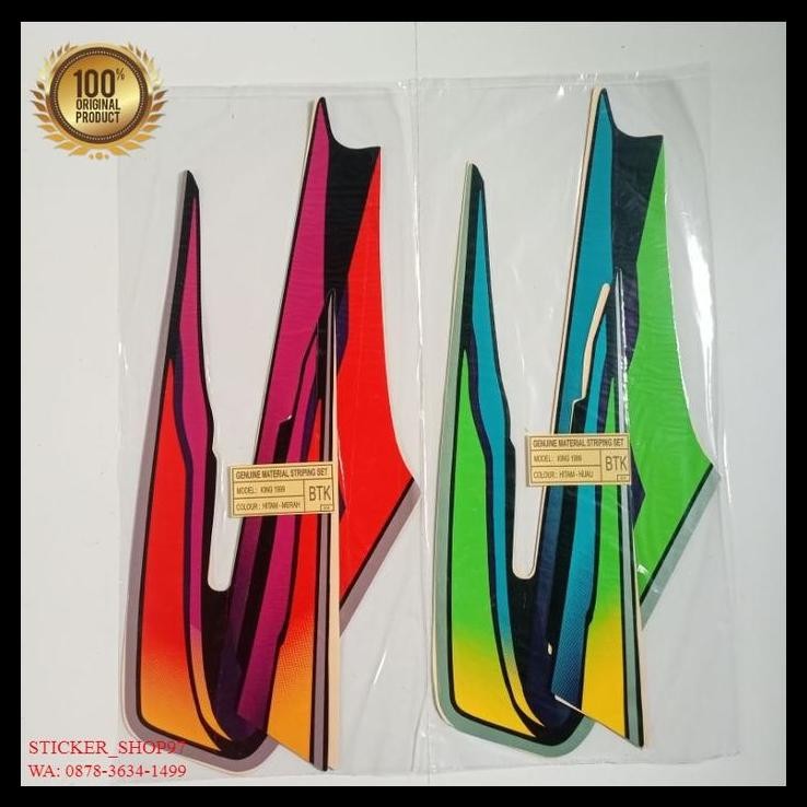 HOT DEAL (ORI) STRIPING STICKER YAMAHA RX KING 1999 KUALITAS ORIGINAL 