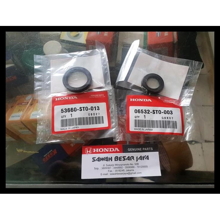 TERMURAH SEAL PINION BESAR KECIL GEAR BOX RACK STEER POWER STEERING HONDA CRV GEN 2 - 3 TAHUN 2002 2