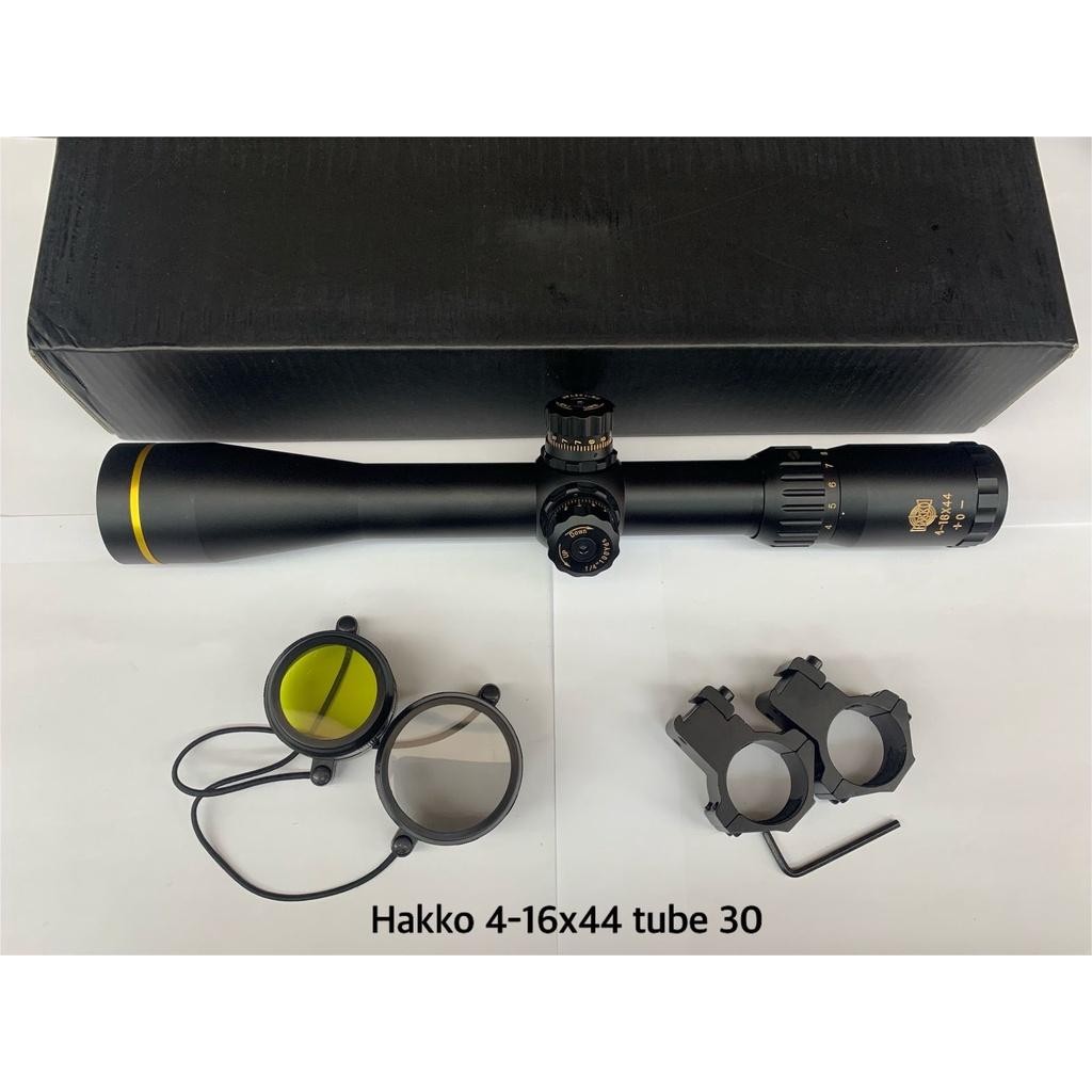 Teleskop Hakko 4-16X44 Ring Gold Tube 30 Termurah Best Quality 100% Original