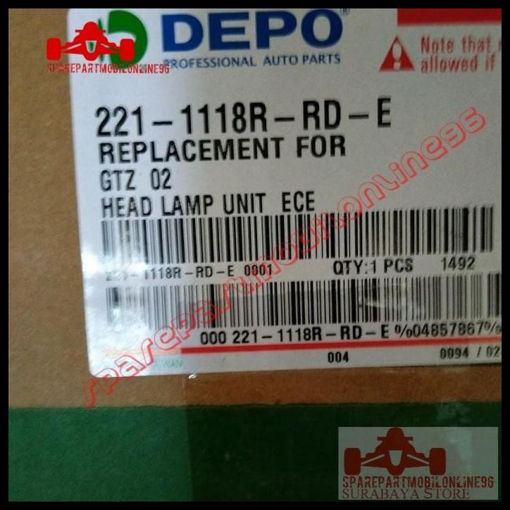 GRATIS ONGKIR HEAD LAMP LAMPU DEPAN HYUNDAI GETZ 2003 2004 2005 2006 DEPO 