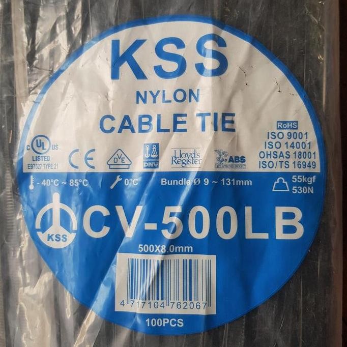 

BEBAS ONGKIR - Kabel Ties KSS 50Cm CV-500LB / Kabel Tis KSS 50cm 500x8.0mm CV500LB