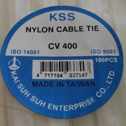 

TERBARU - KSS CV400 cv-400 kabel ties 40cm x 7.6mm murah hitam putih ready