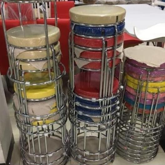 Kursi Cafe Bulat Besi Murah