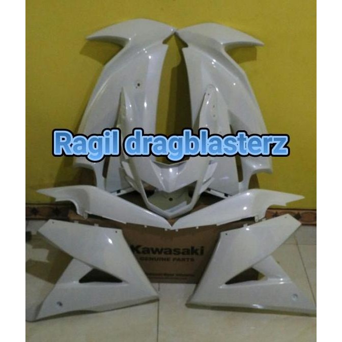 full cover body new ninja rr putih polosan orinal