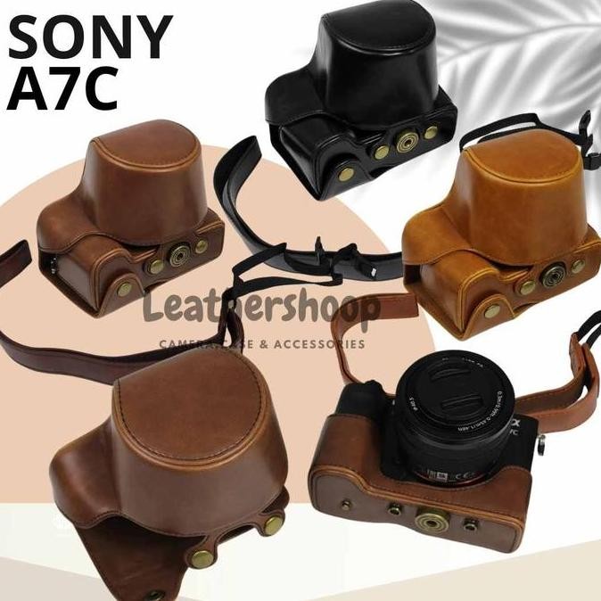 TERLARIS - SONY A7C Cover Leather Case