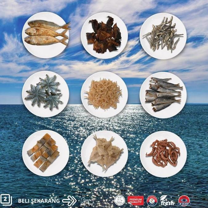 

Varian 500gr Ikan Kering Premium Terindonesia - Makanan Goreng - Food Asin Laut Pedas