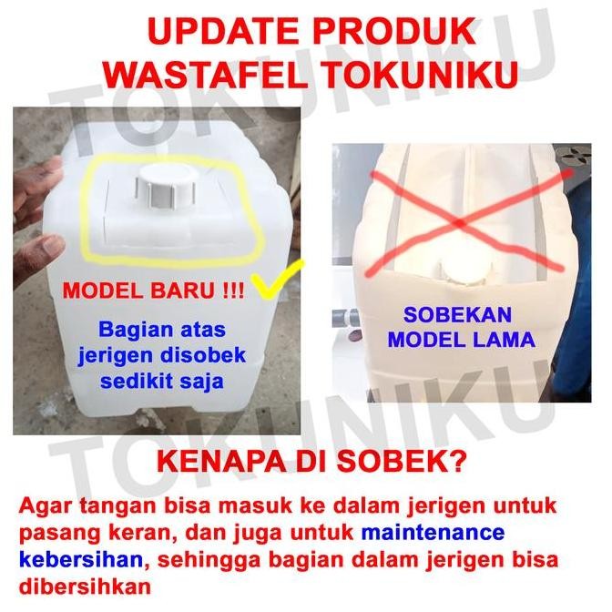 Jerigen Berikut Keran Tempat Tong Air Keran