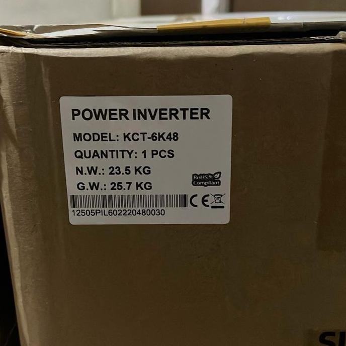 Solar Inverter Pure Sinewave DC48V 6000W KCT-6K48 KENIKA murah