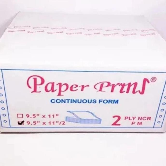 

NEW Kertas Continuous Form 2 ply A4 Full