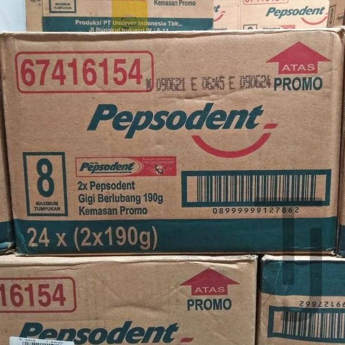 BEBAS ONGKIR - Pepsodent 190gr - DUS