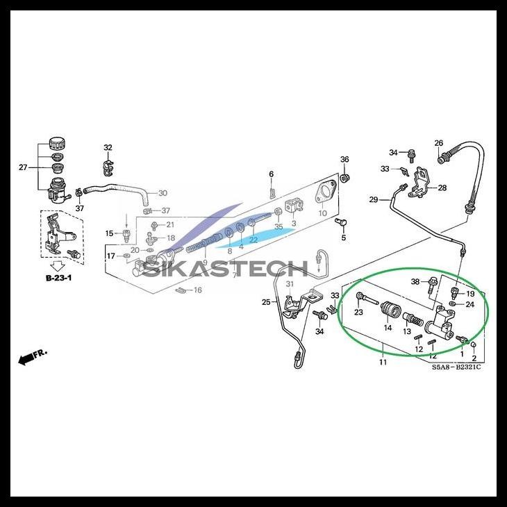 HOT DEAL MASTER KOPLING BAWAH HONDA CIVIC VTI-S STREAM RN 1.7 2001-2005 TRW 
