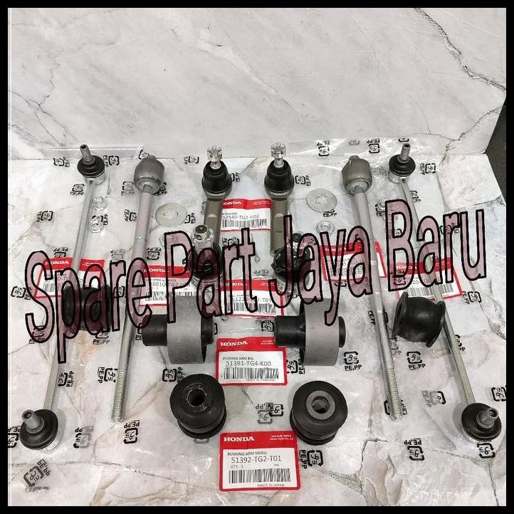 BEST DEAL PAKETAN KAKI KAKI DEPAN BRIO SATYA TIE ROD END RACK END LINK STABILIZER KARET STABIL BUSHI