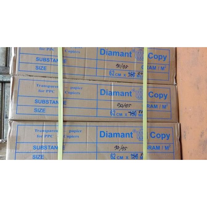 

BEBAS ONGKIR - Kertas Kalkir A1 90/95Gr 150M Diamant
