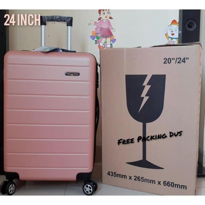 NEW FREE PACKING DUS KOPER 24 INCH 001 POLO VIENNA, KOPER UMROH BERGARANSI