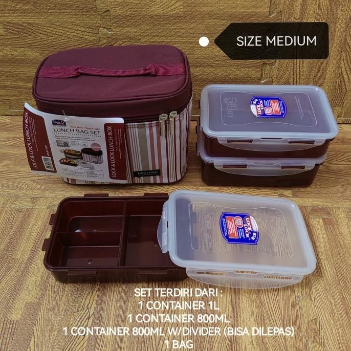 TERMURAH - Lock n Lock lunch box HPL817DP