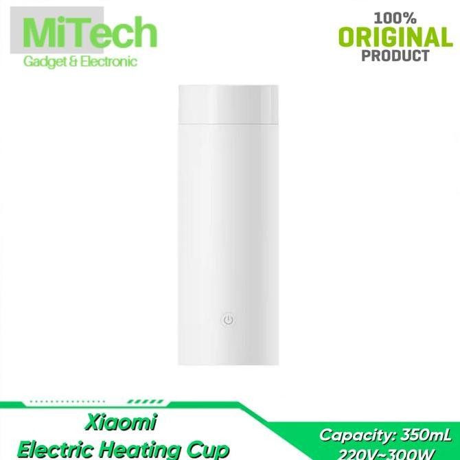 TERBARU - Xiaomi Electric Heating Cup Portable Travel Thermos Botol 350ml Termos