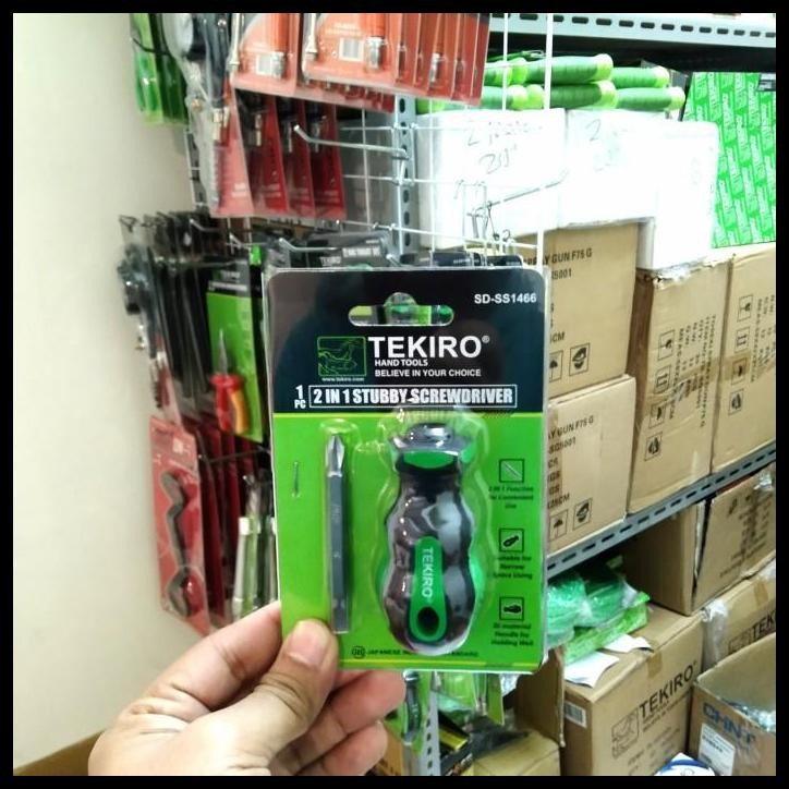 TERBARU OBENG BOLAK BALIK PENDEK TEKIRO - OBENG CEBOL TEKIRO BOLAK BALIK TEKIRO ORIGINAL 