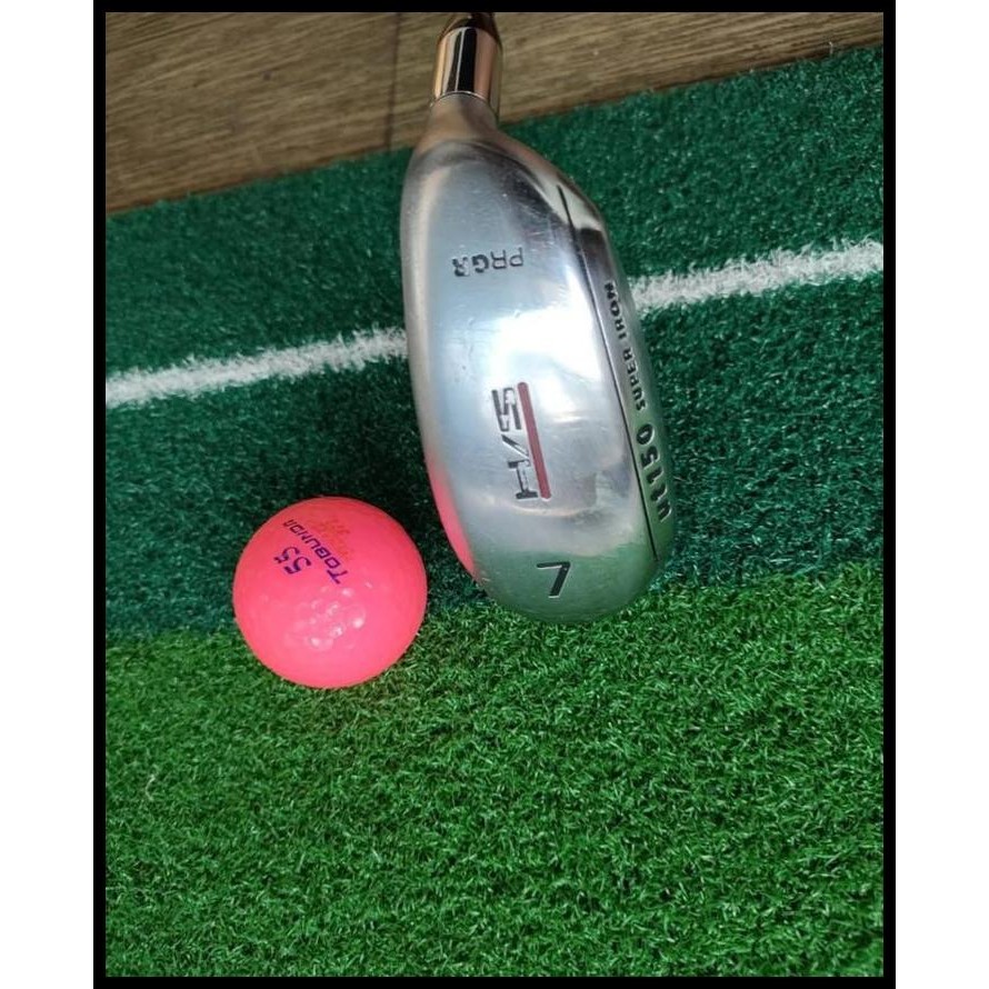 GRATIS ONGKIR IRON WOOD PRGR H/S NO 7 UT150 SHAFT PRGR M30 