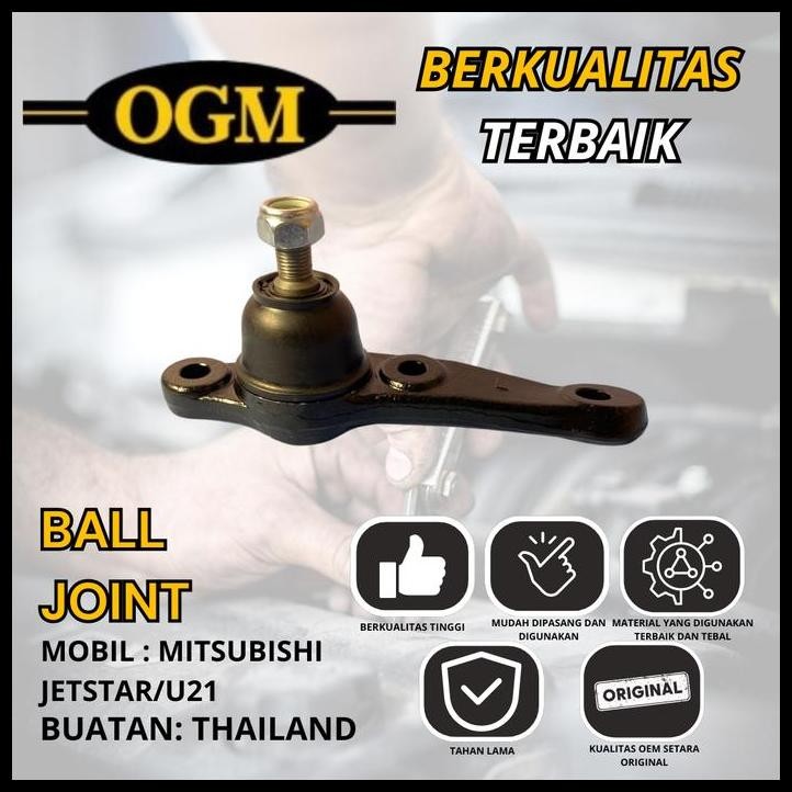 GRATIS ONGKIR OGM - PREMIUM BALL JOINT JOIN MOBIL MITSUBISHI JETSTAR / U21 BAGIAN KIRI 