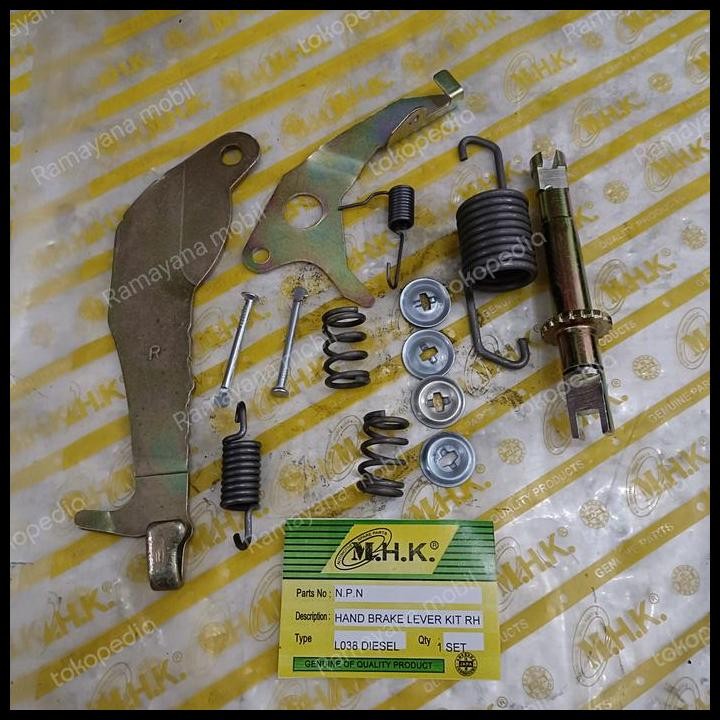 DISKON HAND BRAKE LEVER KIT REPAIR KIT SETELAN REM TANGAN STELAN REM SET KANAN MOBIL L038 L300 DIESE