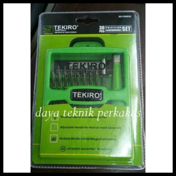 HOT DEAL OBENG SET PRESISI 30PC TEKIRO 