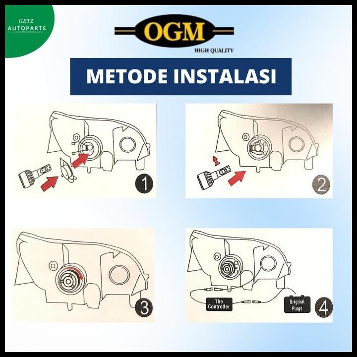 GRATIS ONGKIR LAMPU MOBIL LED SUZUKI AERIO SEPASANG SUPER TERANG - 6000K OGM