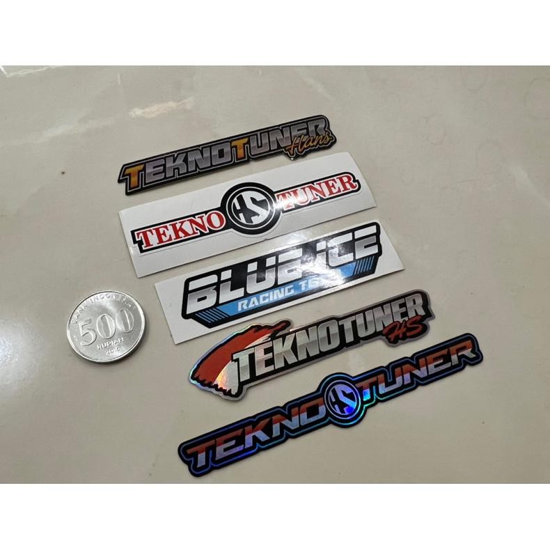 Premium (Ready) Sticker Original Teknotuner Hs Tekno Tuner Hs Blueiceracingteam Stiker Setiker Stick