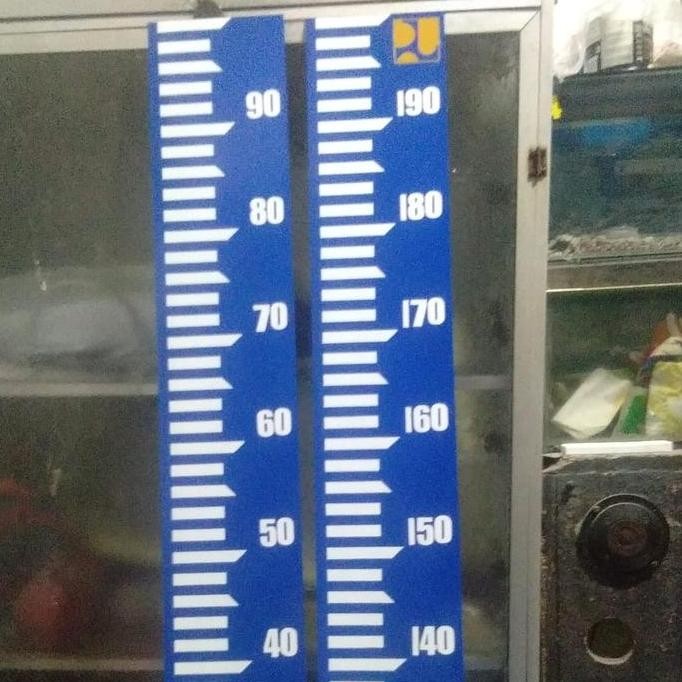 new  Peil Schaal atau Peil Scale 200cm ( PeilSchaal atau Peilscale)