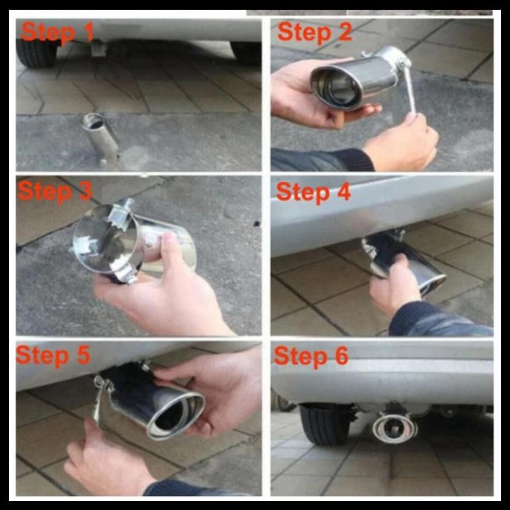 DISKON MUFFLER CUTTER BUNTUT DEKORASI UJUNG KNALPOT MOBIL HONDA FREED 