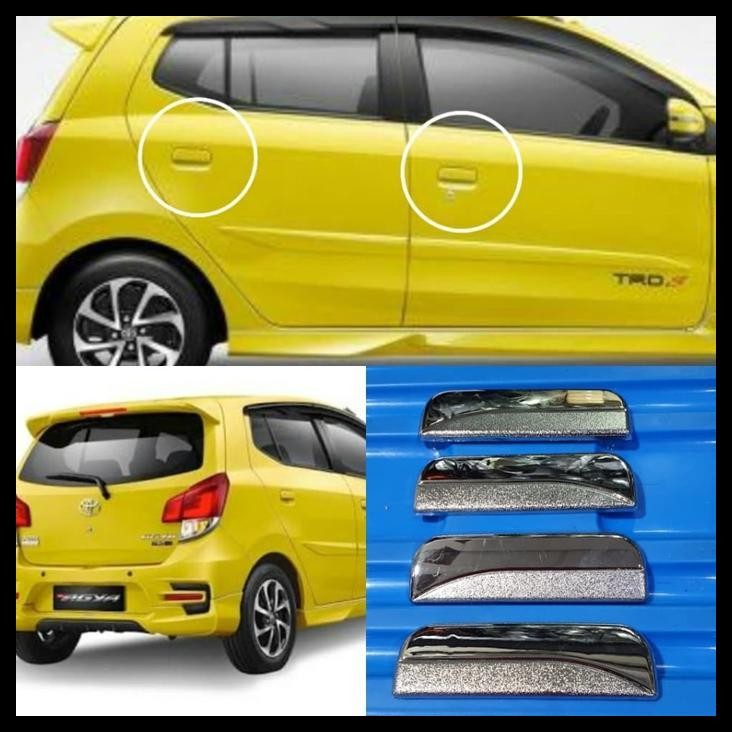 DISKON COVER HANDLE PINTU CHROME AGYA AYLA 2014 - 2020 