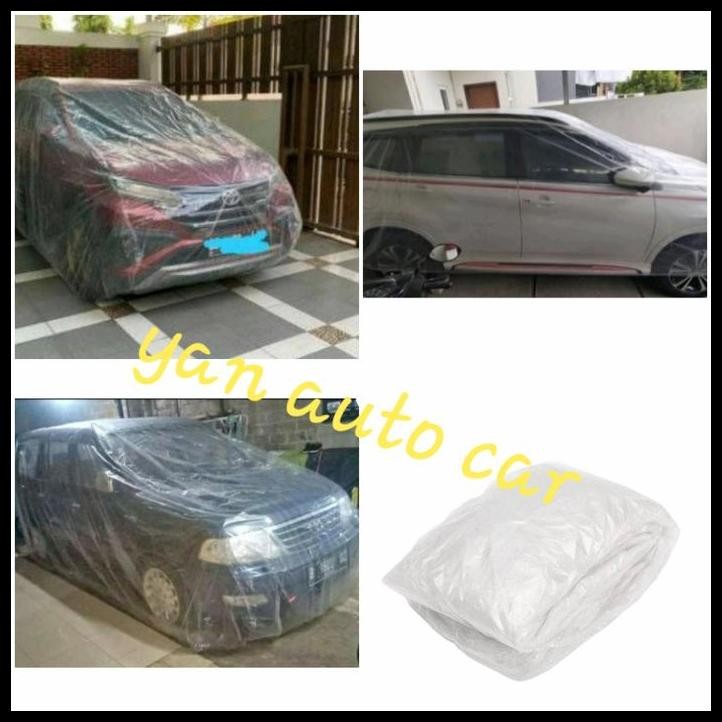 DISKON BODY COVER TRANSPARAN SARUNG MOBIL TOYOTA HARRIER RUSH TERIOS 
