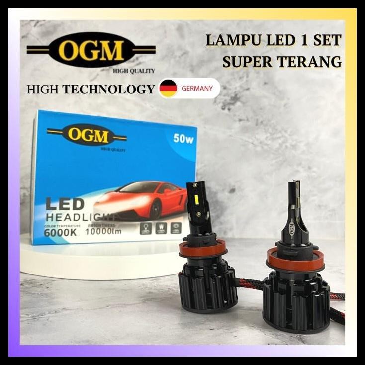 DISKON OGM - LAMPU LED MOBIL XENIA 2012-2016 FOGLAMP PUREWHITE SUPER TERANG 