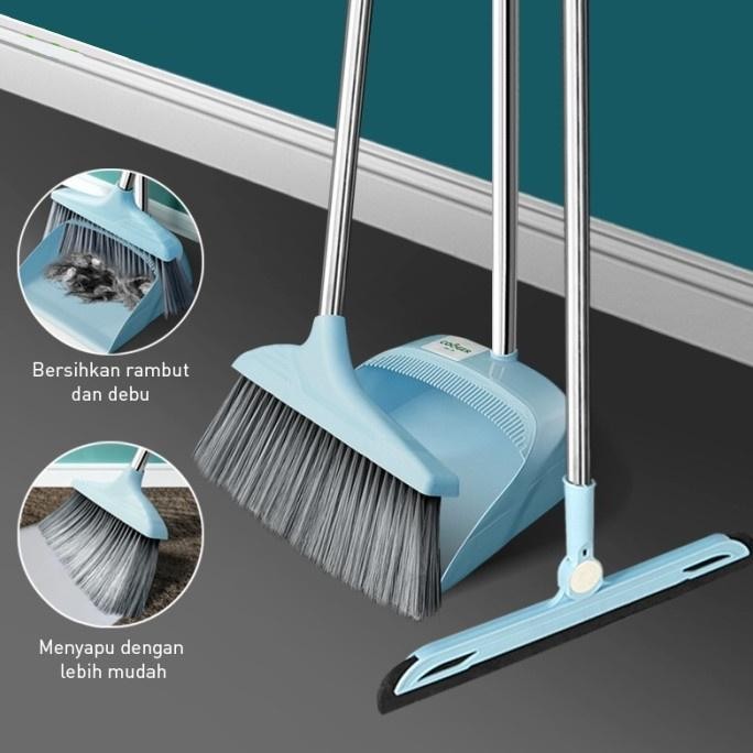 ready Masterhome Sapu Set 3in1 | Alat Pembersih Lantai | Set Sapu Pengki Pel | Broom Set | Sapu Peng