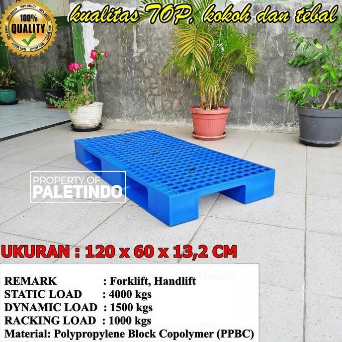 

Palet Plastik Berlubang 120 X 60 X 13,2 Cm - Kualitas Top