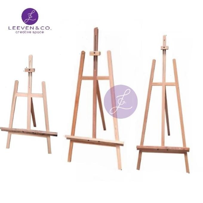 

V-Tec Easel Kayu / Standar Lukis Kayu Kecil / Tanggung / Besar