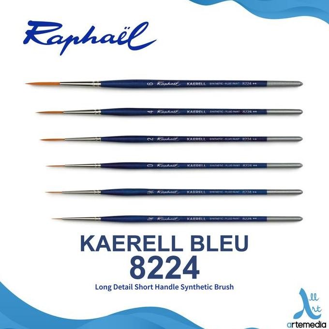 

Kuas Lukis Raphael 8224 Long Detail Kaerell Bleu Synthetic Brush Sh
