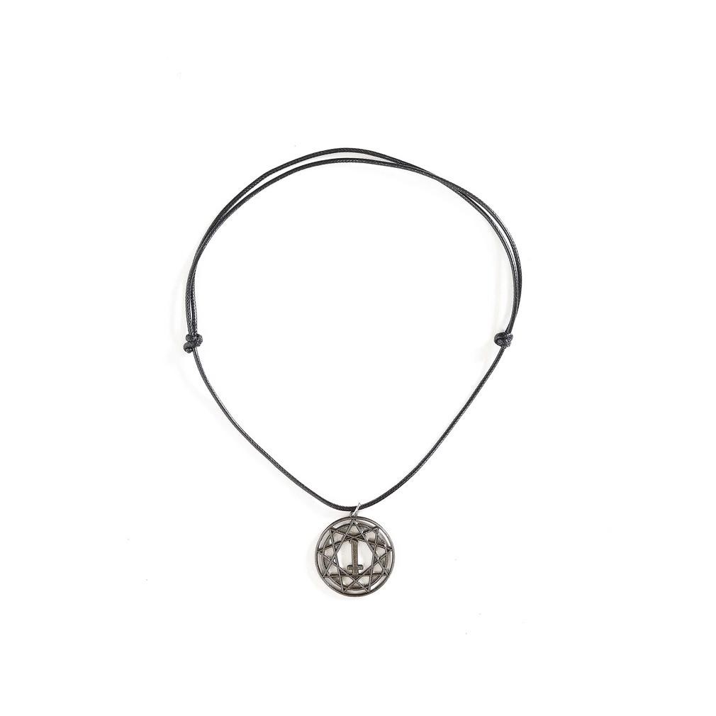 Heretic - Pendant Necklace / Kalung - Black Pentagram DiM