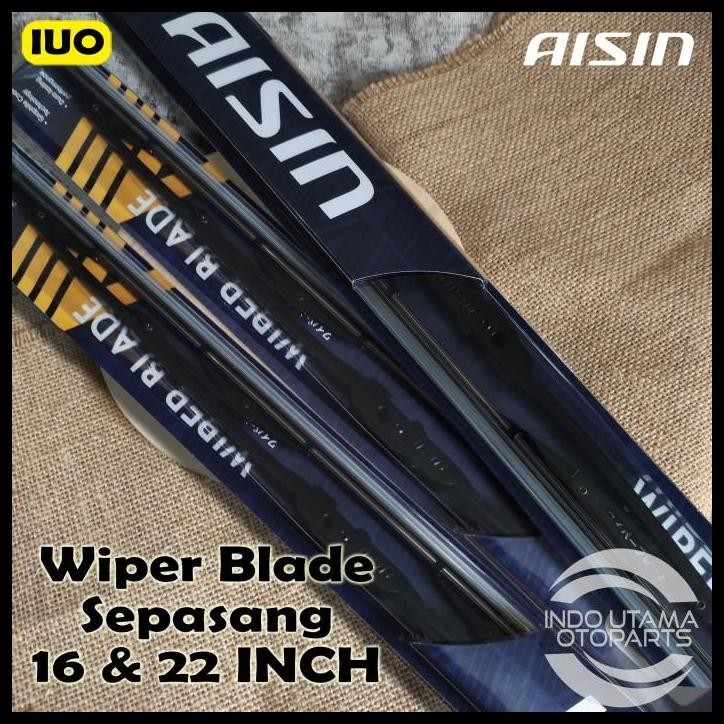 GRATIS ONGKIR WIPER MOBIL TOYOTA NEW RUSH 2018 AISIN SEPASANG 16-22" ORIGINAL 