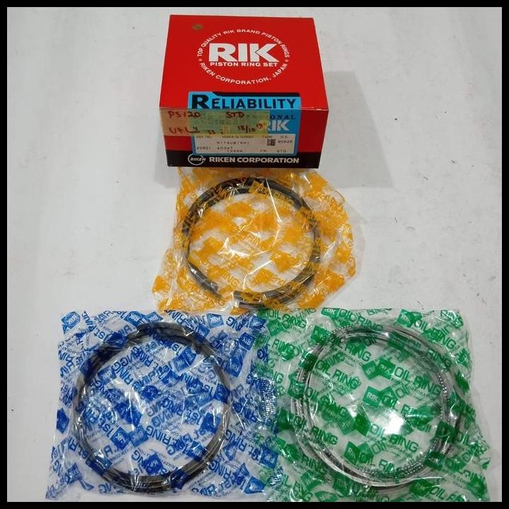 TERMURAH RING SEHER PISTON SET PS120 UMPLUNG RAGASA CANTER PS125 STANDAR RIK 