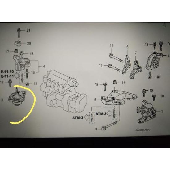 Engine Mounting Honda Jazz