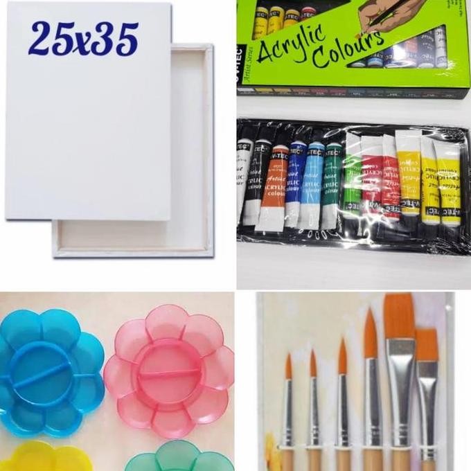 

Promo Paket Alat Lukis + Kanvas 25X35