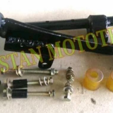 braket dudukan monoshock aerox + shock vixion orinal yamaha+ bushing